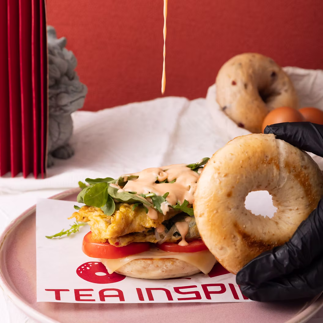 T'IN bagel sandwich