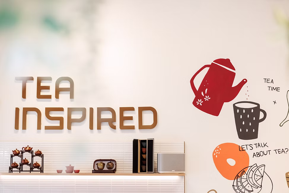 T'IN — Tea Inspired wall